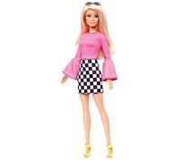 Barbie Fashionista - Muñeca Rubia con Falda a Cuadros (Mattel FXL44)