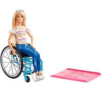 Barbie Fashionista Muñeca Rubia en Silla de Ruedas (Mattel GGL22)