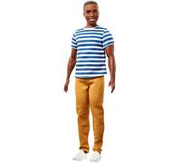 Barbie Fashionista Muñeco Ken Afroamericano, Multicolor (Mattel FNT86)