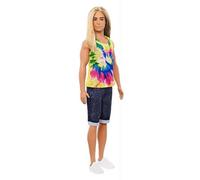 Barbie Fashionista Muñeco Ken Rubio Largo (Mattel GHW66), Multicolor