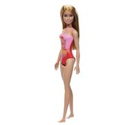 Barbie Fashionistas Beach Doll with Blond Hair Wearing Pink Pa (Importación USA)