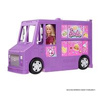 Barbie Fresh 'n' Fun Food Truck, with 30+ Realistic Play Pieces: Menu Board, Pot