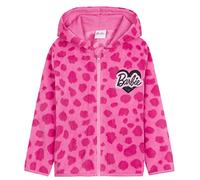 Barbie Forro Polar Niña Chaqueta Sudadera Fleece Jacket con Cremallera (Rosa, 4-5 años)