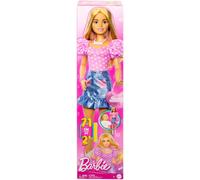 Barbie - Gran Amiga, muñeca rubia de 71 cm de altura con parte superior rosa,...