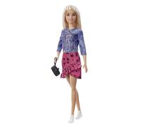 Barbie Grandes Sueños en la Gran Ciudad Malibú Muñeca Rubia con Accesorios de Moda, Personaje de la película (Mattel GXT03)