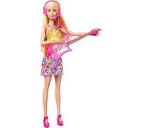 Barbie Grandes sueños en la Gran Ciudad Muñeca Malibú Cantante con Guitarra y Accesorios de Juguete (Mattel GYJ21)