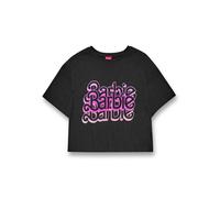 Barbie Gris Triple Logo Camiseta corta de manga corta Mujeres