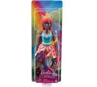 Barbie HGR19 Muñeca Dreamtopia Unicornio Con Cabello Arcoíris Y Accesorios Mode