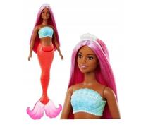 Barbie Dreamtopia: Sirena con cabello de colores y aletas naranjas