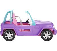 Barbie Jeep, Coche Todo Terreno al Aire Libre, Coche de Juguete (Matte GMT46)