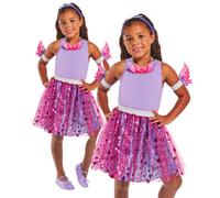Barbie Juego de Accesorios Niños Oficial Disfraz Kit Niña con Licencia
