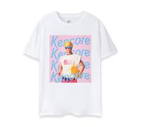 Barbie Ken Camiseta para Hombre | Camiseta gráfica de Manga Corta Kencore para Adultos en Blanco | Surfer Skater Beach Club Muñeca Juguete Película Ropa mercancía de Cuello Redondo