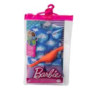 Barbie Ken Fashion Pack HBV41 - Conjunto de camiseta con estampado en nube + pantalón corto + banana cinturón