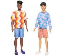 Barbie- Ken Fashionistas Doll 4 Checked Style Muñeco, Multicolor (DWK45)