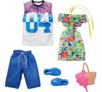 Barbie & Ken Fashions 2-Pack Clothing & Accessories Set, 1 Tro (Importación USA)