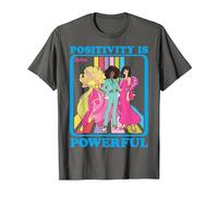 Barbie - La positividad es poderosa Groovy Group Camiseta, Hombre, Asfalto, 5XL