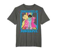 Barbie - La positividad es poderosa Groovy Group Camiseta, Hombre Tallas Grandes, Asfalto, 5X Alto