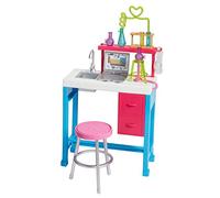 Barbie laboratorio de ciencia, accesorios muñeca científica (Mattel FJB28)