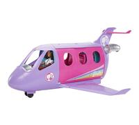 Barbie Life in The City Avión con piloto Aeronave de Juguete con muñeca con Uniforme y Set de Juego, Juguete de Regalo +3 años (Mattel HCD49)