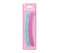 Barbie Limas de Uñas Niña Mujer-Pack de - Lima Abrasiva y Suave - Forma Curvada Cómoda - Accesorio de Manicura Práctico y con Estilo - Producto Oficial - Regalo de Belleza para Adultas y Adolescentes