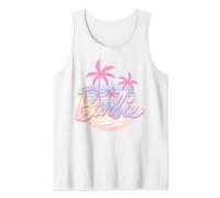 Barbie - Logotipo circular de palmera degradado Camiseta sin Mangas
