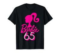 Barbie - Logotipo de silueta rosa del 65 aniversario Camiseta