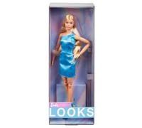 Barbie Looks: Colección pastel - Barbie con vestido de rayas