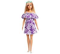 Barbie Loves The Ocean Vestido Floreado Violeta