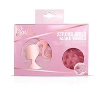 Barbie Make Waves - Juego de Regalo para el Cuidado del Cabello, masajeador de Cabeza, masajeador de Cuero cabelludo y Turbante de Toalla, Toalla de Microfibra, Secado rápido