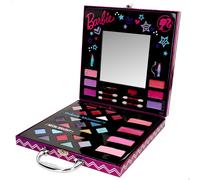 Barbie Maletín de maquillaje para niñas con espejo
