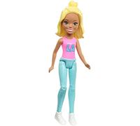 Barbie Mattel FHV57 On The Go - Muñeca (Rubio con Camiseta Rosa)