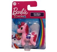 Barbie Mattel HFG32 Dreamtopia Lollipop Unicornio con crin de purpurina, figura de miniunicornio para jugar, color rosa, para niños, 5 cm