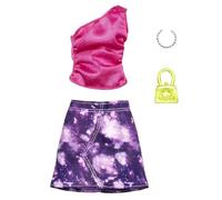 Barbie Mattel HJT19 Ropa de Moda Look Completo y Accesorios Mod Sdos