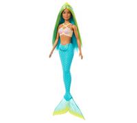 Barbie Mermaid Doll with Two-Tone Blue and Yellow Fantasy Hair and Headband Acce