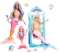 Barbie Mermaid Playset with 3 Dolls, Accessories and More Drea (Importación USA)