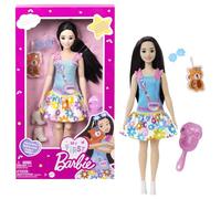 Barbie - Mi Primera, Juguete para niñas y niños de más de 3 años, muñeca más Grande de 34 cm, Muñeca asiática con Cuerpo blandito y Accesorios (Mattel HLL22)