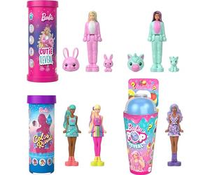 Barbie Mini BarbieLand Reveal Muñecas 5 unidades, 1.5 pulgadas con desembalaje sorpresa, diferentes revelaciones (los estilos pueden variar)