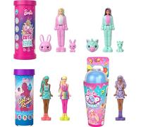 Barbie Mini Barbieland Set Reveal, 5 Mini Figuras Color Reveal, Cutie Reveal y Pop Reveal, Muñecas Sorpresa Que se Muestran al abrirse los Vasos, Juguete Regalo para niños y niñas +4 años, JCB27
