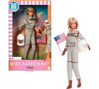Barbie Miss Astronaut Doll Collectible con Silver Suit Space Boots & Helmet Accessory 1965 Vintage Repro