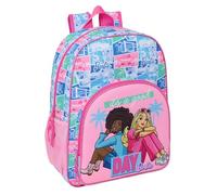 BARBIE Mochila escolar Good Day 33x14x42 cm adaptable a carro Safta