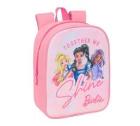 BARBIE - Mochila Infantil, Mochila Niño, Mochila Escolar, Adaptable a Carro, Ideal para Guardería, Cómoda y Versátil, Calidad y Resistencia, 22x10x27 cm