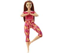 Barbie Movimiento sin límites Muñeca articulada Pelirroja con Ropa Deportiva de Juguete (Mattel GXF07)