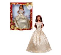 Barbie - Mu?eca Feliz Navidad - Mu?eca de pelo casta?o - JBH97