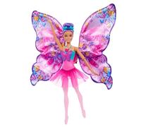 Barbie Dance and Flutter Doll with 2-in-1 Transformation from Dancer to Butterfl