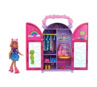 Barbie Chelsea Doll & Closet Toy Playset with 15 Pieces Clothes & Accessories In