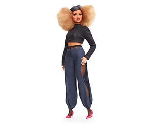 Barbie - Muñeca Collector Diseñada por Marni Serofonte con Top Vaquero, Multicolor (Mattel FJH75)
