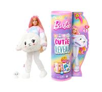 Barbie Muñeca Cutie Reveal – Camisetas Cozy Oveja, muñeca articulada con mascota y accesorios (HKR03)