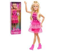 Barbie Muñeca Fashion de 71 cm, Rubia, con Vestido y Zapatos extraíbles