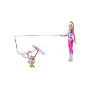 Barbie - Muñeca Fashion, Mascota voladora Aventura en el Espacio (Mattel DWD24)