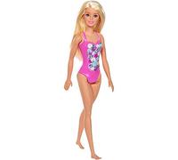 Barbie Muñeca Fashionista DWK00 – Playera con bañador – Rubia